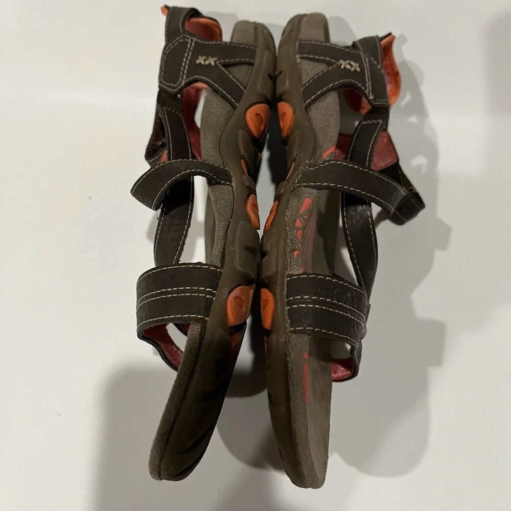 Merrell Sandspur Rose Leather Outdoor Casual Sandal Size 9 Brown - Picture 3 of 5